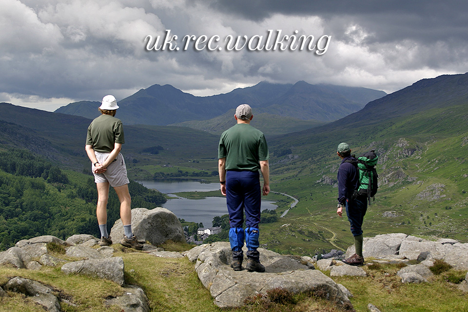 uk.rec.walkers looking at Snowdon